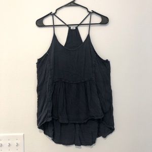 Navy Blue Spaghetti Strap Top